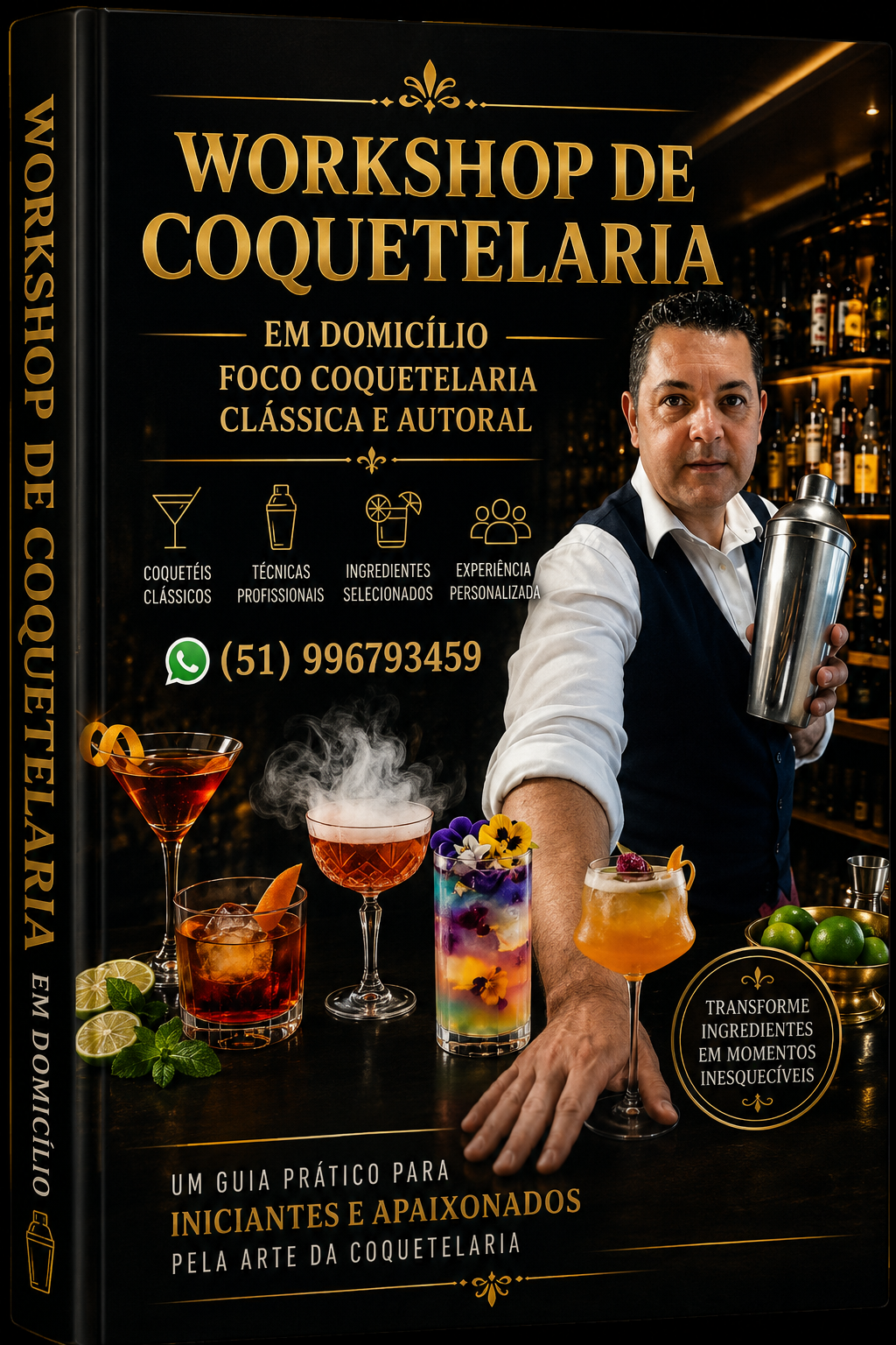 Workshop de Coquetelaria em Domicílio com Francisco Lima